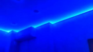 натяжной потолок и неон.\подсветка потолка.