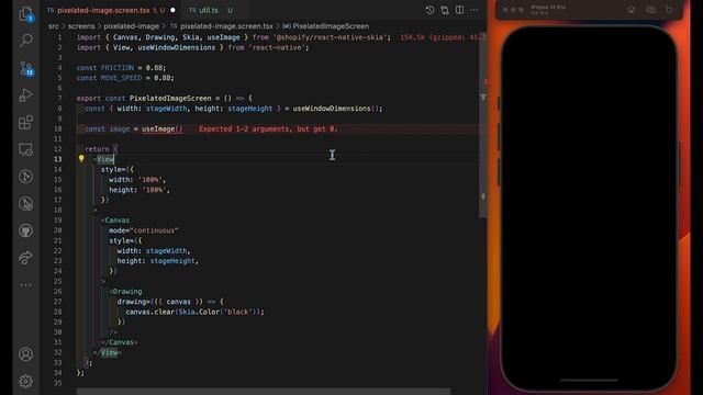 React Native Animation (Skia) : Pixelated Image смотреть онлайн