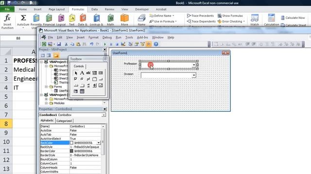 Two Comboboxes VBA Userform - One Controls the Other - Excel VBA Is Fun смотреть онлайн