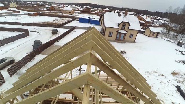 Устройство стропильной системы в каркасном доме и как правильно её сделать. Построй Себе Дом. смотреть онлайн