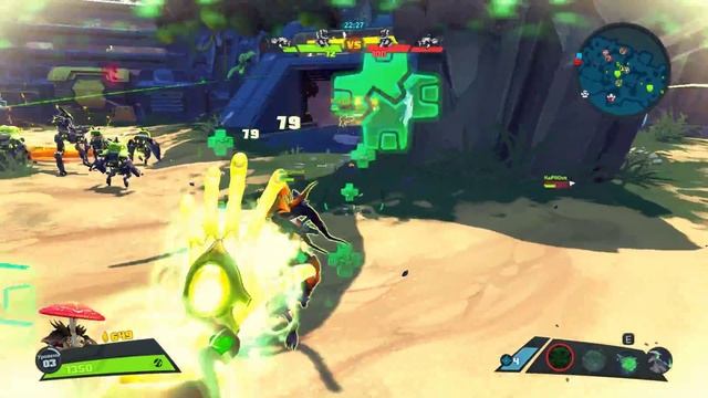 Battleborn BETA ● Игра за Мико | Режим Вторжение | Карта Заросли смотреть онлайн