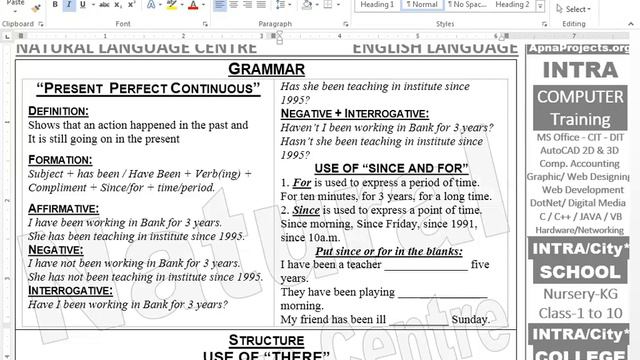 English Language Present Perfect Continuous By SAHIL Social Service (SSS) Division смотреть онлайн