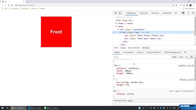 Learn CSS In Arabic 2021 - #73 - 3D Transform - Backface Visibility And Flip Product смотреть онлайн
