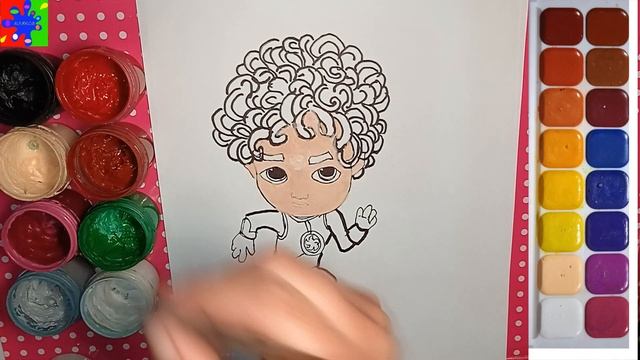Команда Флоры Скаут из мультика. Раскраска для детей смотреть онлайн