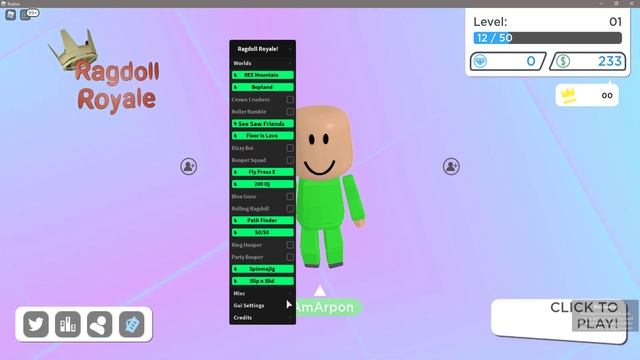 [New] Ragdoll Royale - Script Updated | Speed, infinite Jump, Teleport & More!! | Roblox 09/20 смотреть онлайн