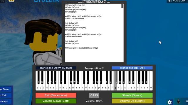 Fur Elise Roblox Piano Sheet смотреть онлайн