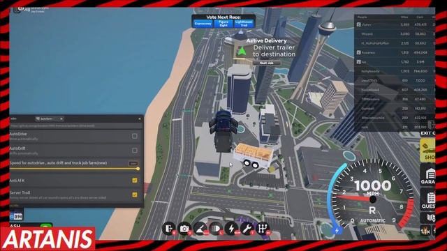 Roblox Drive World Script Hack / GUI AUTO FARM + ARCEUS X MOBILE *PASTEBIN 2023* смотреть онлайн
