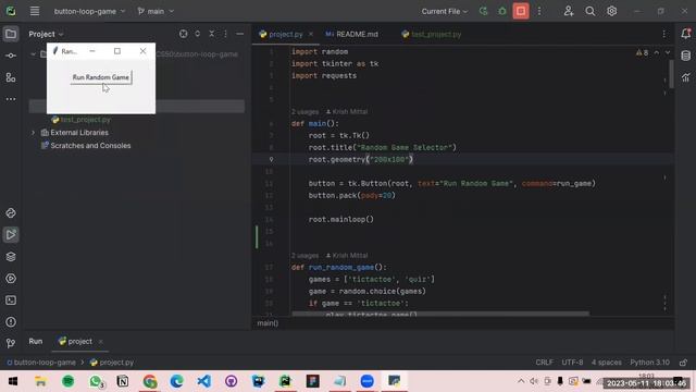 krish mittal random game selector Harvard cs50 python project смотреть онлайн