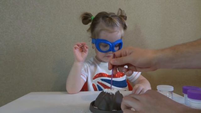 Извержение вулкана Делаем опыт Volcano Eruption The Set To Experiment