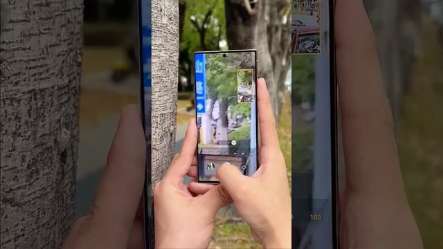 Samsung S23 Ultra 100x zoom display #short смотреть онлайн