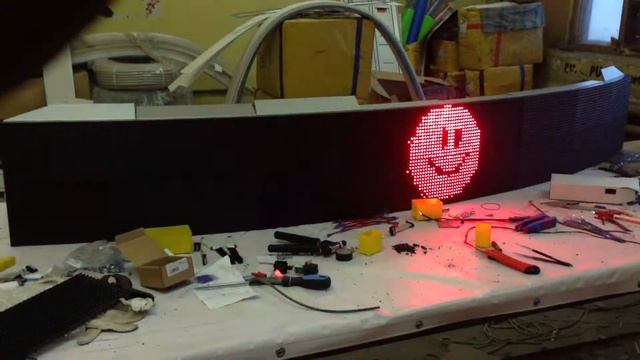 LEDmix.ru - Полукруглая бегущая строка смотреть онлайн