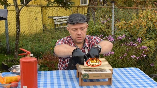 Горит ли Картонный Эко гриль-мангал CasusGrill ,обзор и инструкция к применению. Гриль Эгоист . смотреть онлайн