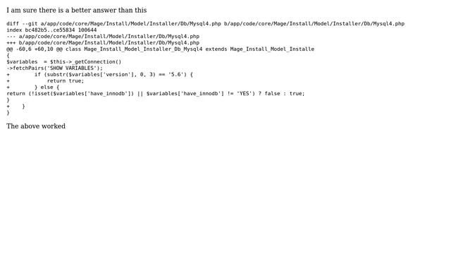 Magento: InnoDB on MySQL 5.6 with OSX/CE1.7 (2 Solutions!!) смотреть онлайн