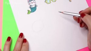 10 DIY Летние НАКЛЕЙКИ своими руками! Яркие СТИКЕРЫ без клея!