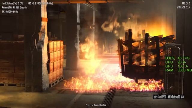 $75 PC + AMD Radeon RX 460 -- Intel Core i3-530 -- Mafia II Benchmark смотреть онлайн