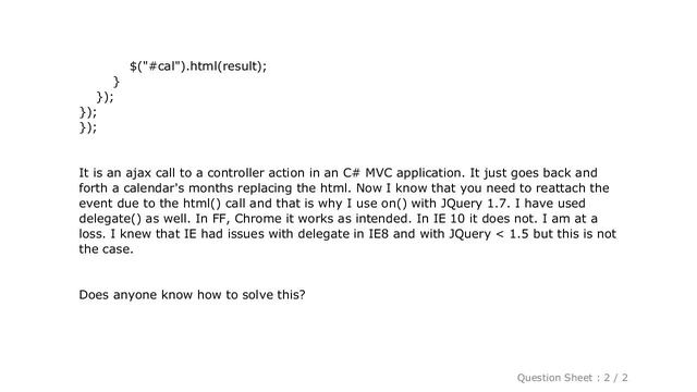 jQuery : Jquery Ajax requests not working on IE 10 (due to cache) смотреть онлайн