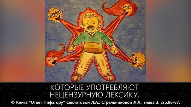 ПОСЛЕДСТВИЯ от мата и сквернословия. Из книги "Ответ Пифагору" СЕКЛИТОВА Л.А., СТРЕЛЬНИКОВА Л.Л. смотреть онлайн
