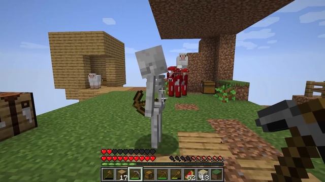 ?Майнкрафт, но МЫ МОБЫ НА ОДНОМ БЛОКЕ! 2 ЧАСТЬ! смотреть онлайн