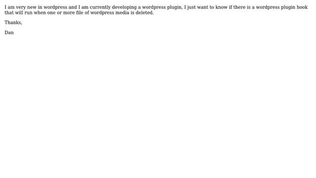 Wordpress: Wordpress Hook that will run when media file deleted смотреть онлайн
