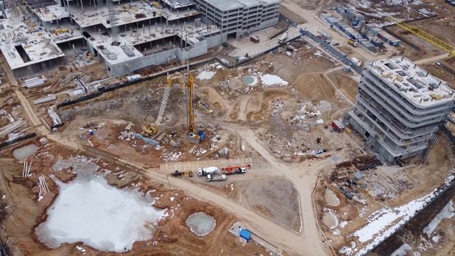 Облет Avia Mall и МФЦ. 13.03.22 смотреть онлайн