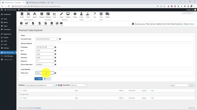 Connect to SQL Server from WordPress смотреть онлайн