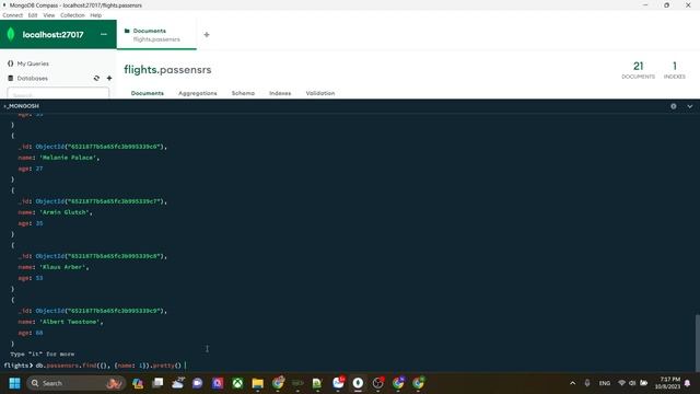 MongoDB Understanding Projection смотреть онлайн