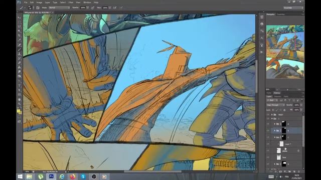 LIVE Comic Coloring - The Little Warrior page 49 смотреть онлайн