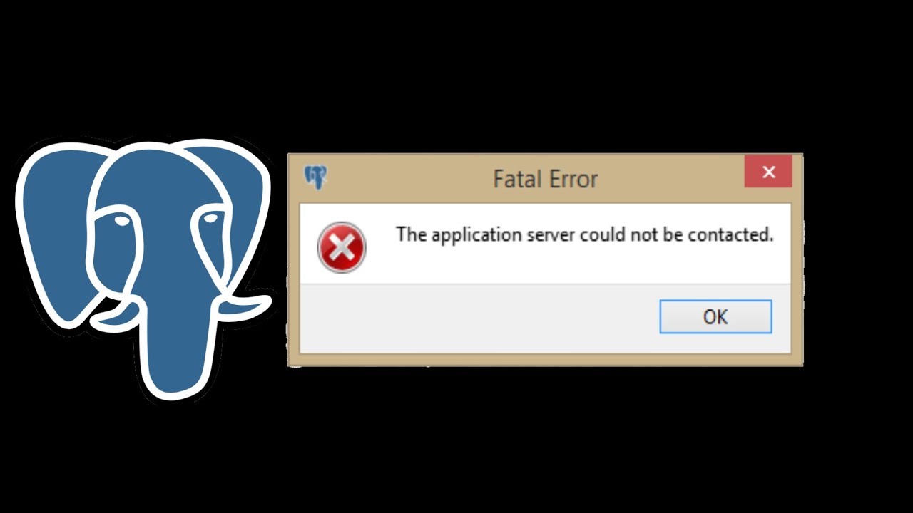 pgadmin 4 fatal error the application server could not be contacted _ Error Solved _ postgresql смотреть онлайн