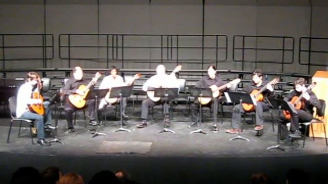 Capilano University Guitar Ensemble play Allegro by Vivaldi смотреть онлайн