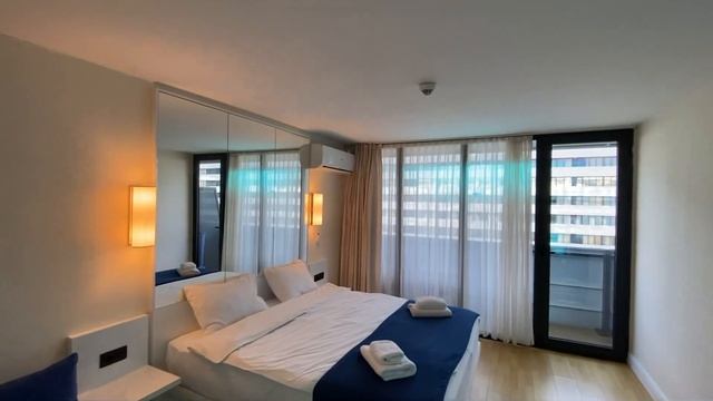 Сдаётся в аренду студия в ORBI City, 44 этаж, 480$ в месяц, вид на море.+995558997979 WhatsApp. смотреть онлайн