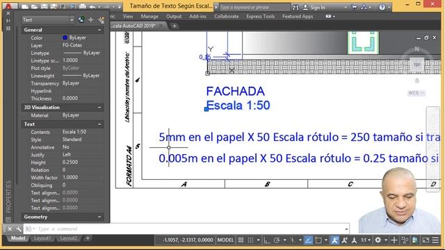 Tamaño de Texto Según Escala AutoCAD 2019 смотреть онлайн