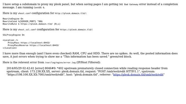 Reverse proxy 502 bad gateway смотреть онлайн