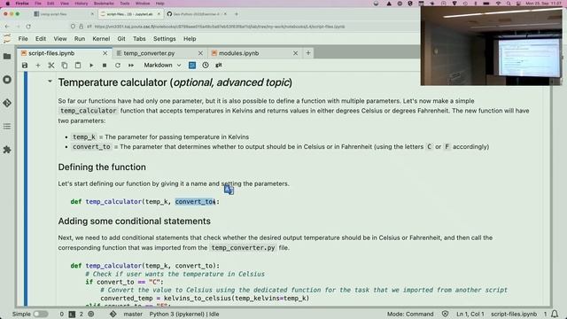 Geo-Python 2023 Lesson 4.2 - Coding with ChatGPT, script files, and modules смотреть онлайн
