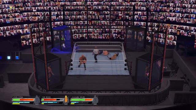 Elimination Chamber:John Cena Vs A-Kid Vs Joaquin Wilde Vs Wes Lee Vs Hurricane Vs The Rock|WWE 2K2 смотреть онлайн