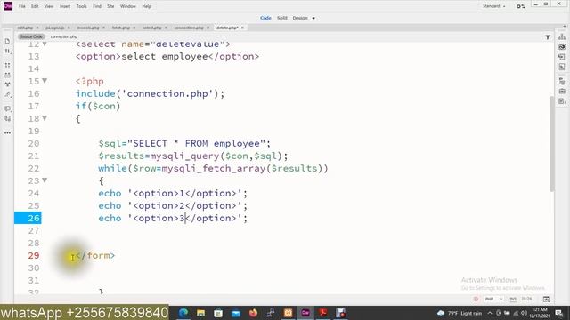lecture 11: ADD RECORD TO MYSQL AND FETCH THE RECORD: USING HTML, PHP AND CSS смотреть онлайн