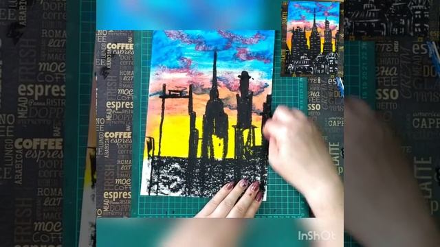 Рисуем масляной пастелью смотреть онлайн
