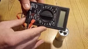 Определение емкости конденсатора мультиметром.