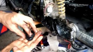 Замена подшипников в Honda Dio редуктор