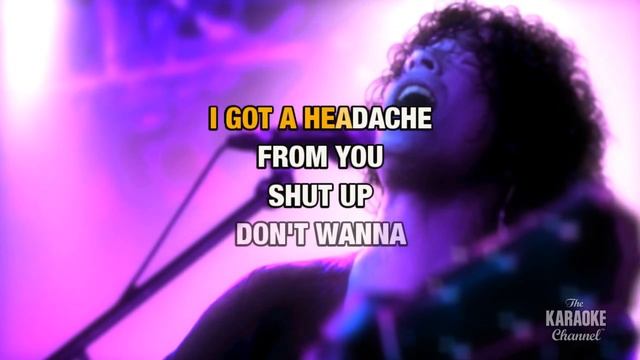 Shut Up in the style of Kelly Osbourne | Karaoke with Lyrics смотреть онлайн