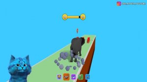 ? ЭВОЛЮЦИЯ ГОНКИ ЖИВОТНЫХ Максимальный Уровень Animal Transform Race Noob Pro Hacker КОТЁНОК ЛАЙК