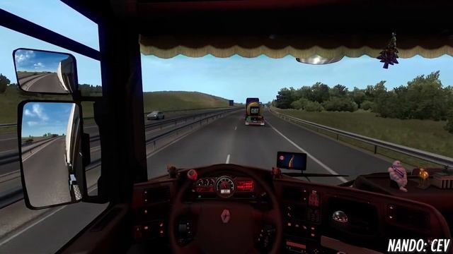 [G29] ETS2 | RENAULT Magnum 520 + sound mod by Kriechbaum смотреть онлайн