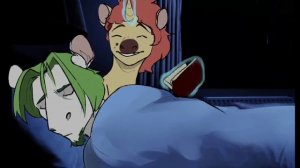 Пони-страшилка / Сзади, пап