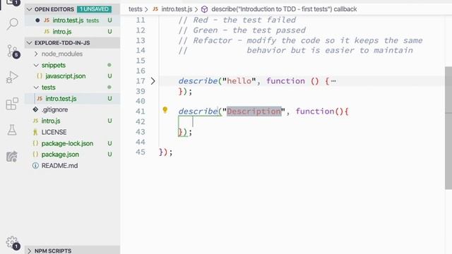 Exploring TDD with JS смотреть онлайн