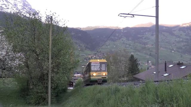 Утро в Швейцарских Альпах (Гринденвальд) смотреть онлайн