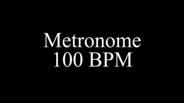 Metronome 100 BPM смотреть онлайн