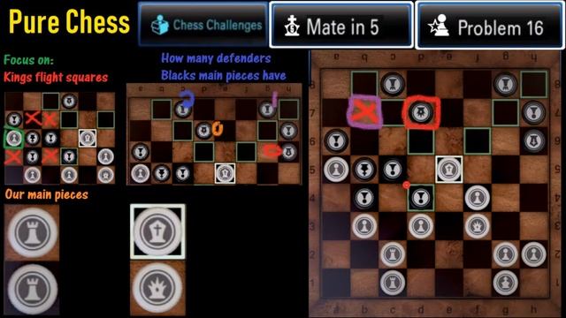 Pure Chess mate in 5 problem 16 смотреть онлайн