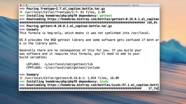 Update to php7 on clean Mac смотреть онлайн