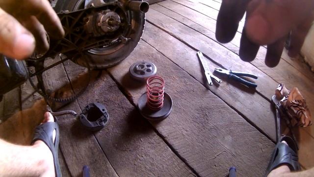 Как поменять пружину торкдрайвера 3kj YAMAHA смотреть онлайн
