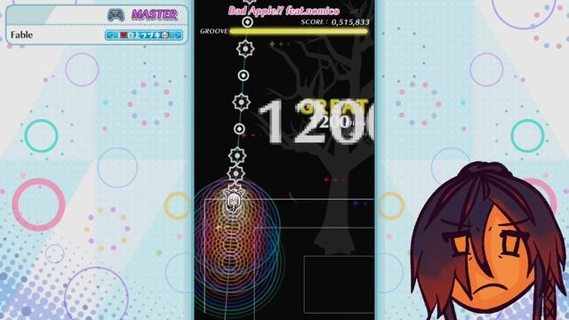 [Groove Coaster Wai Wai Party!!!!] Bad Apple!! (Master 12) Perfect Difficulty Indicators смотреть онлайн