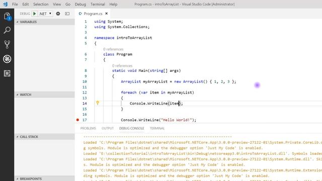 (#8) ArrayList in c# | Collection fundamentals using .Net Core смотреть онлайн